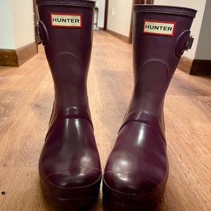 HUNTER BOOTS PURPLE